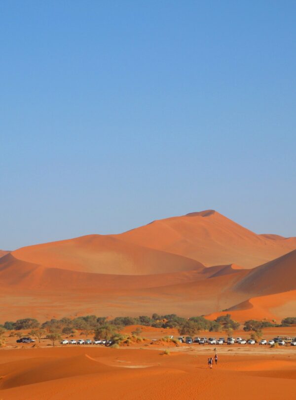 Sossusvlei sand dunes in Namibia Namib Desert