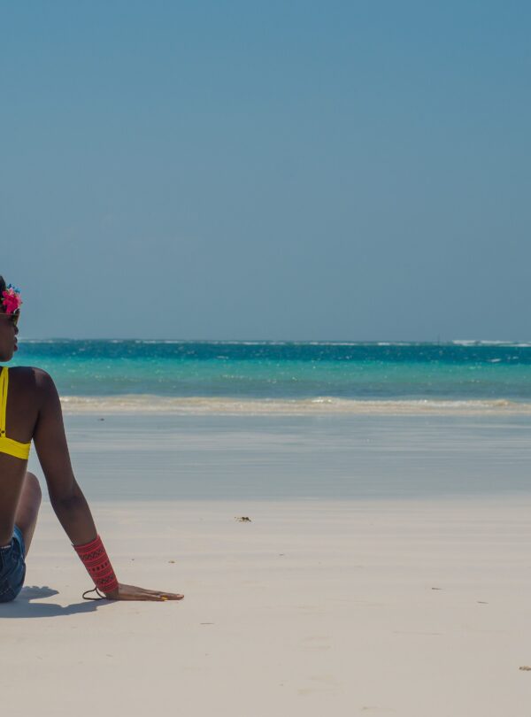 Diani Beach coastline, Kenya