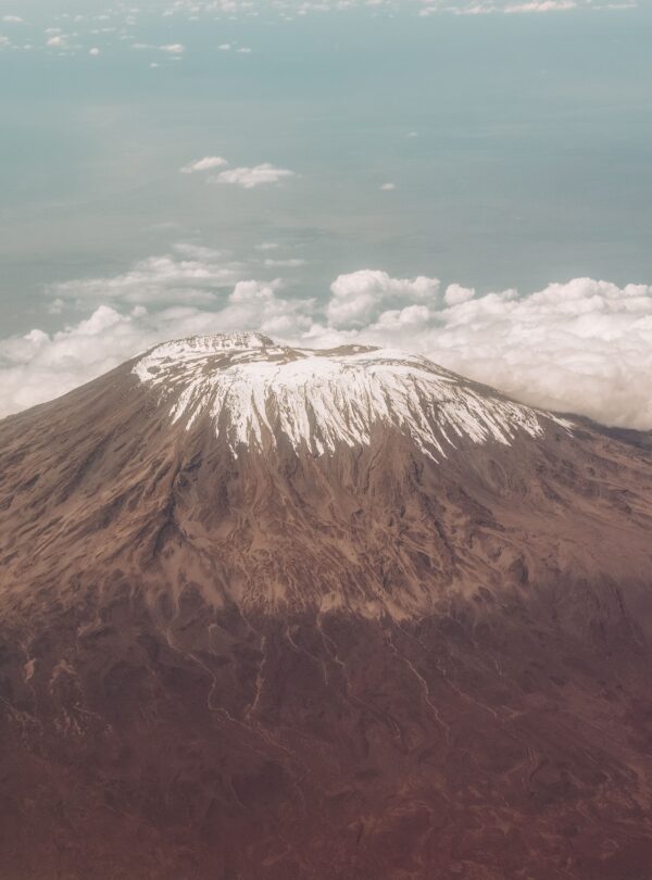 Mount Kilimanjaro snow-capped peak, Tanzania